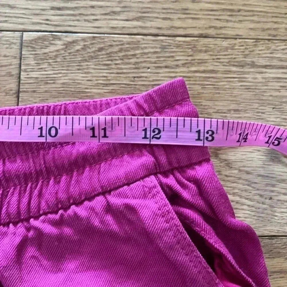 ❤️2/$30❤️[XS]Zara Hot Pink Viscose Casual Straight Wide Leg Pants - Picture 6 of 9